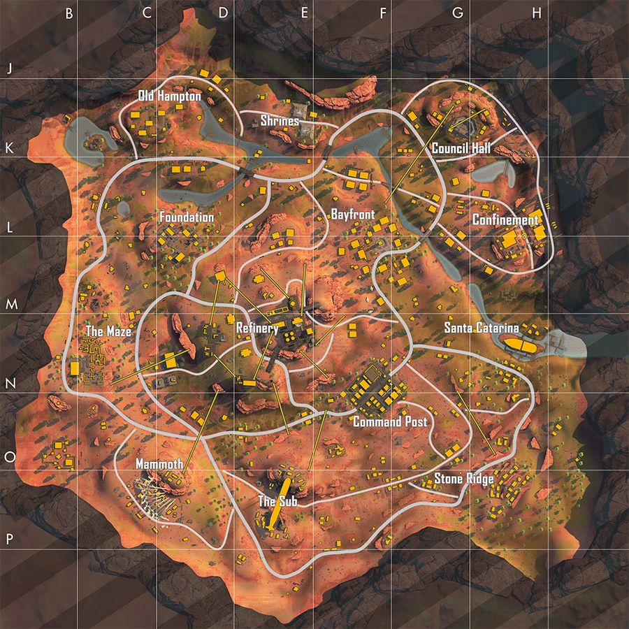 Kalahari map